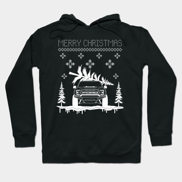 Raptor F150 Christmas Hoodie by HSDESIGNS